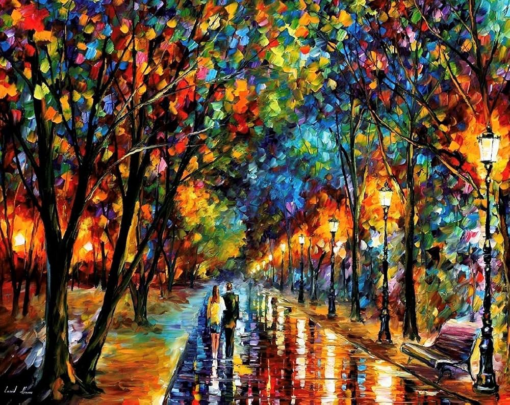 Amazon.com: Large Wall Art Landscape Oil Painting On Canvas
